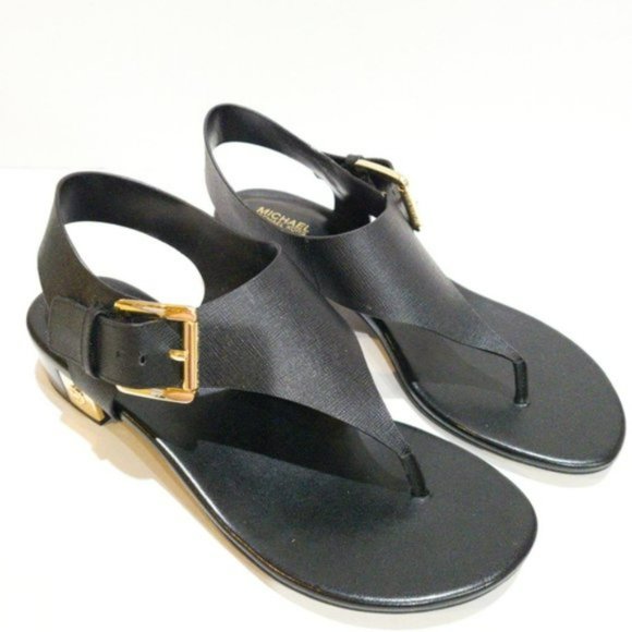 Michael Kors London Thong Block Heel Sandals - Picture 5 of 6